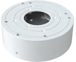 Junction box for cameras, available for wall or ceiling mounting